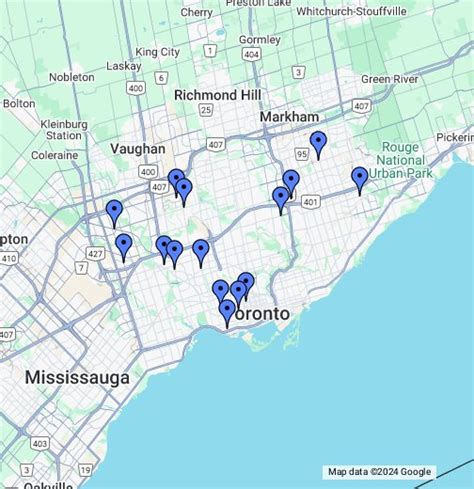 toronto map with cities|Google Maps.